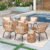 主图06 2-Piece Outdoor Bistro Set with Breathable Cushions