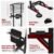 Adjustable Stabilized Pull Up Dip Station for Strength Training