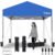 Tappio Portable 10x10 Pop Up Canopy Tent, Only 26 Lbs, Outdoor Instant Canopy Patio Gazebo Event Tent Shelter with 8 Stakes, 4 Ropes, 4 Sandbags and 1 Handbag for Camping Party Beach, Blue﻿