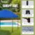 Tappio Portable 10x10 Pop Up Canopy Tent, Only 26 Lbs, Outdoor Instant Canopy Patio Gazebo Event Tent Shelter with 8 Stakes, 4 Ropes, 4 Sandbags and 1 Handbag for Camping Party Beach, Blue﻿