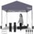 Tappio Portable 10x10 Pop Up Canopy Tent, Only 26 Lbs, Outdoor Instant Canopy Patio Gazebo Event Tent Shelter with 8 Stakes, 4 Ropes, 4 Sandbags and 1 Handbag for Camping Party Beach, Gray