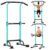 PROHIKER Power Tower Dip Station, Pull Up Bar Stand Power Rack with Backrest, Height Adjustable Strength Training Equipment for Fitness Home Workout, Blue