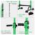 PROHIKER Power Tower Dip Station, Pull Up Bar Stand Power Rack with Backrest, Height Adjustable Strength Training Equipment for Fitness Home Workout, Green