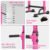 PROHIKER Power Tower Dip Station, Pull Up Bar Stand Power Rack with Backrest, Height Adjustable Strength Training Equipment for Fitness Home Workout, Pink